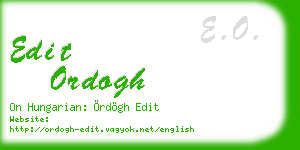 edit ordogh business card