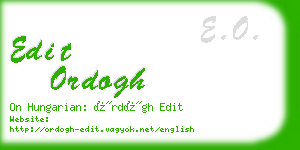 edit ordogh business card